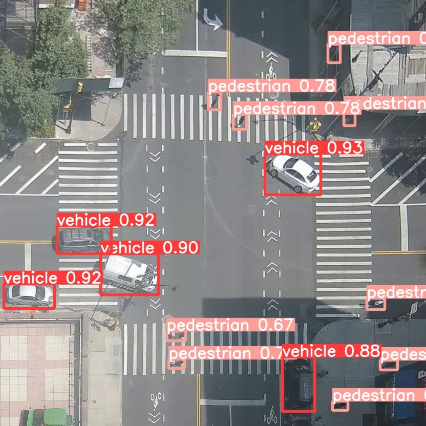 Object detection results